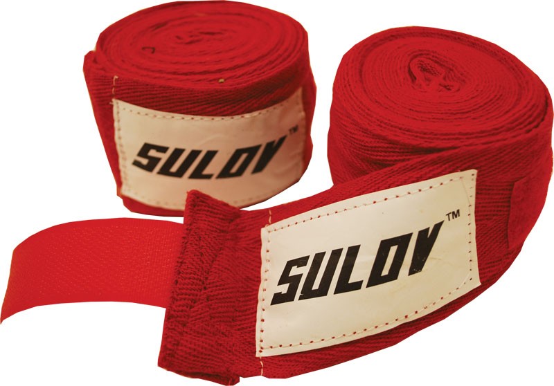 Box bandáž SULOV bavlna 4m, 2ks, červená