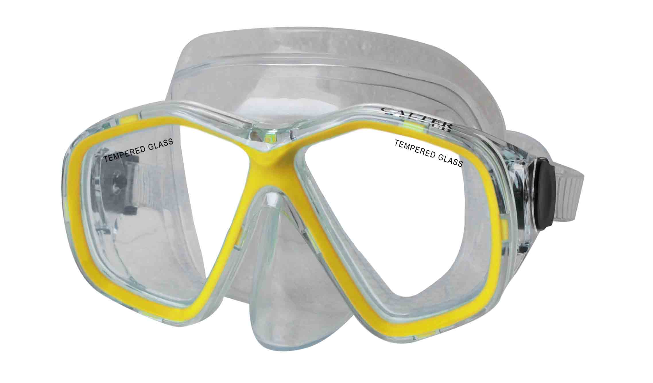 Potápěčská maska CALTER JUNIOR 276P, žlutá